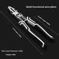 1Pc Industrial Grade 9 Inch Professional-grade Multi-function Electrician's Pliers Wire Cutters/Long Nose Pliers/Wire Cutters
