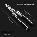 1Pc Industrial Grade 9 Inch Professional-grade Multi-function Electrician's Pliers Wire Cutters/Long Nose Pliers/Wire Cutters